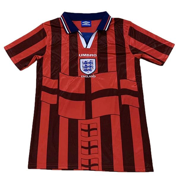 England away retro soccer jersey maillot match men's 2ed sportwear football shirt 1998